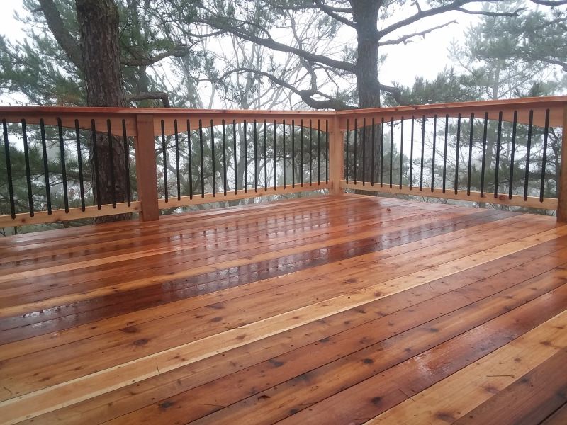 Sealed and Stained Deck